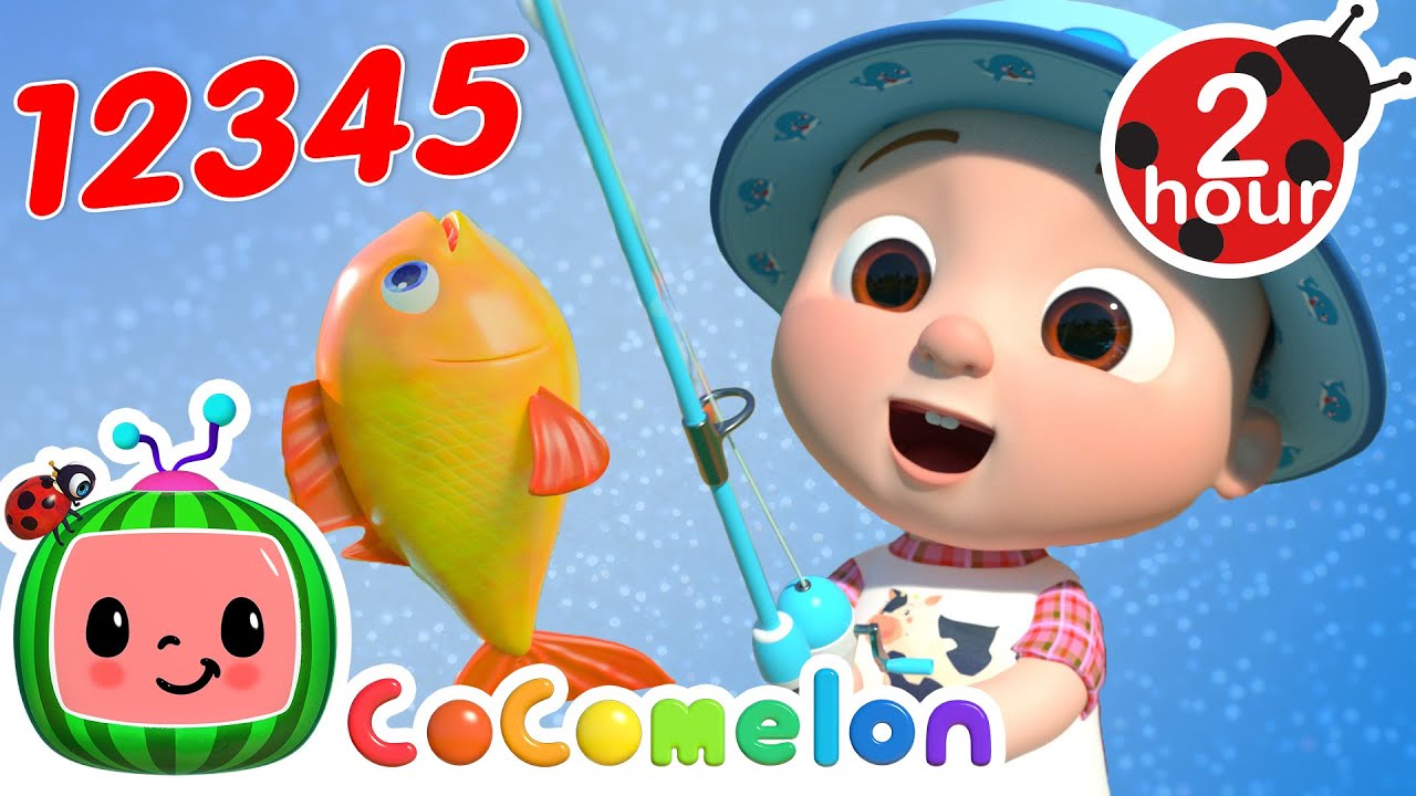 12345 Once I Caught A Fish Alive! + More CoComelon Nursery Rhymes & Kids Songs | Learning ABCs 123s