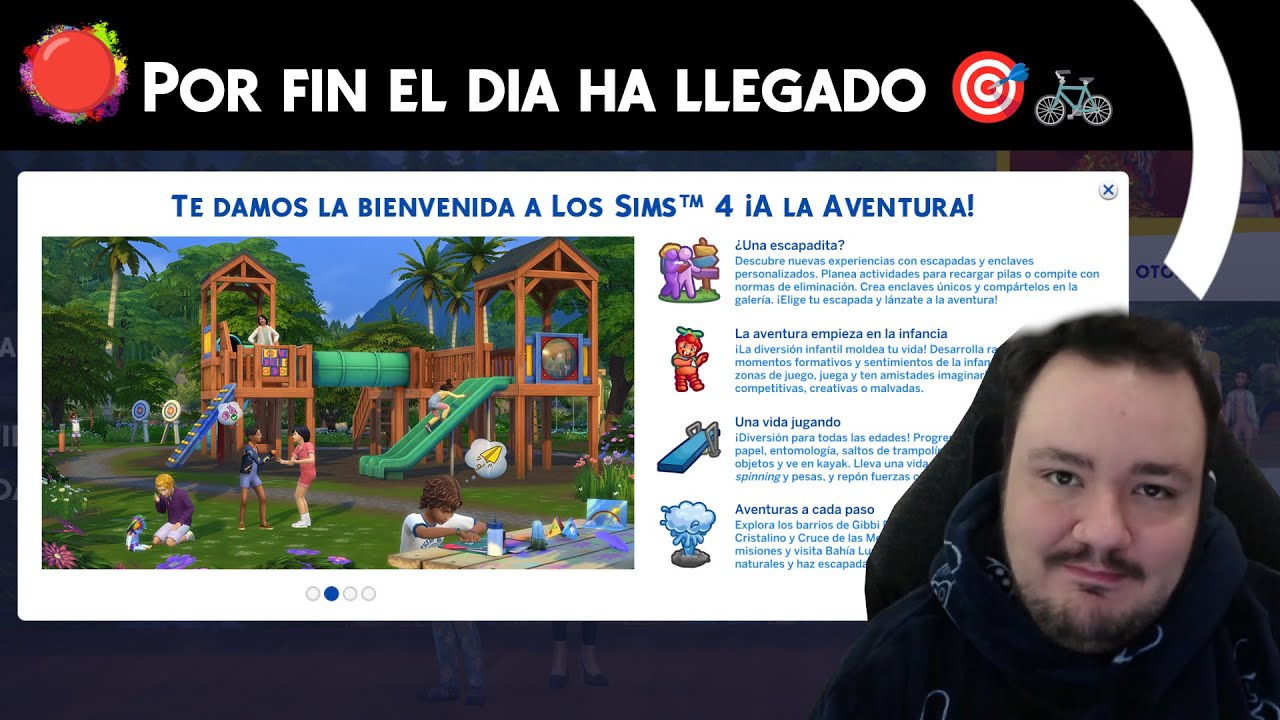 El d&iacute;a ha llegado! sims 4 A la aventura! Est&aacute; aqu&iacute; y vamos a explorarlo! (a mi manera)🎯🚲