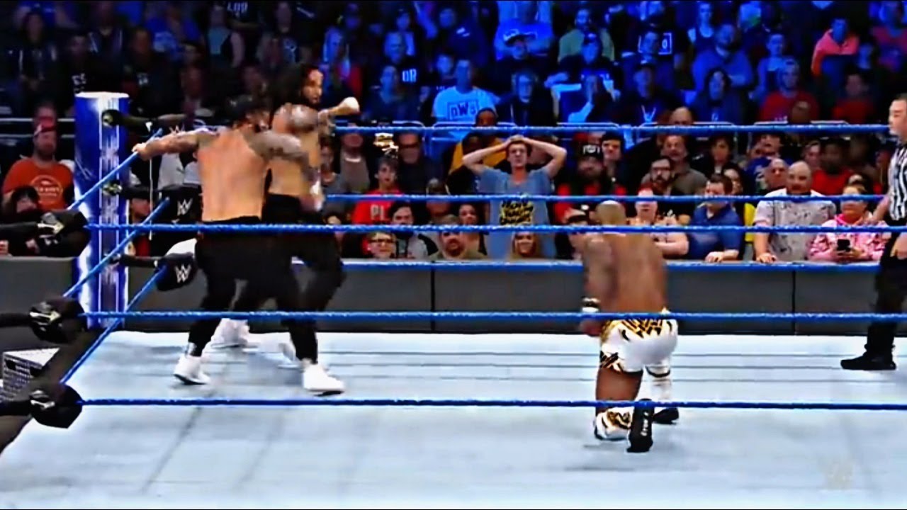 The Usos Double Superkick Compilation 2016-21