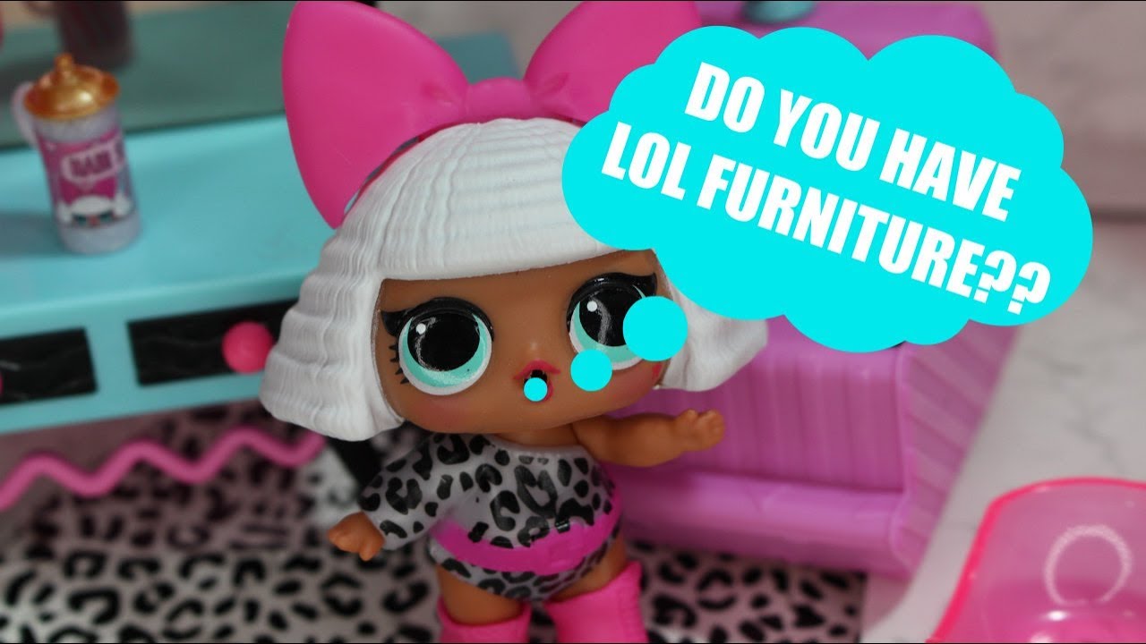 Unboxing LOL Surprise dolls furniture SET Opening LOL Surprise Diva