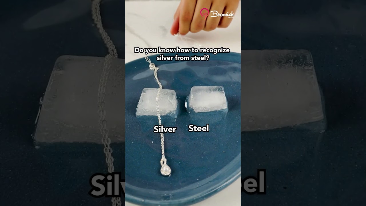 Do you know how to recognize silver from steel #recognizing #silver #steel #trick