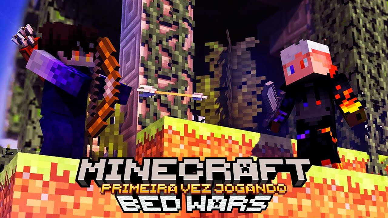 PRIMEIRA VEZ JOGANDO | BEDWARS | - Minecraft