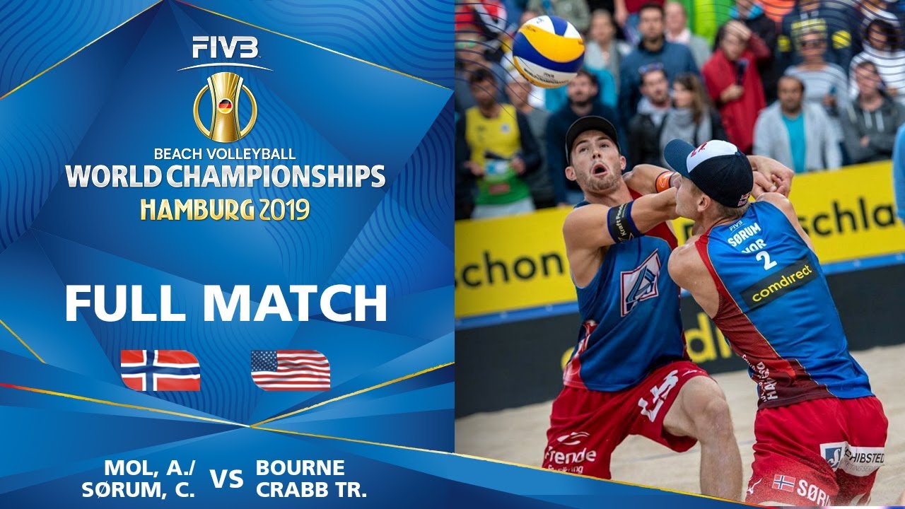 Mol/Sorum vs. Bourne/Crabb - Bronze Medal Match | Beach Volleyball World Champs Hamburg 2019