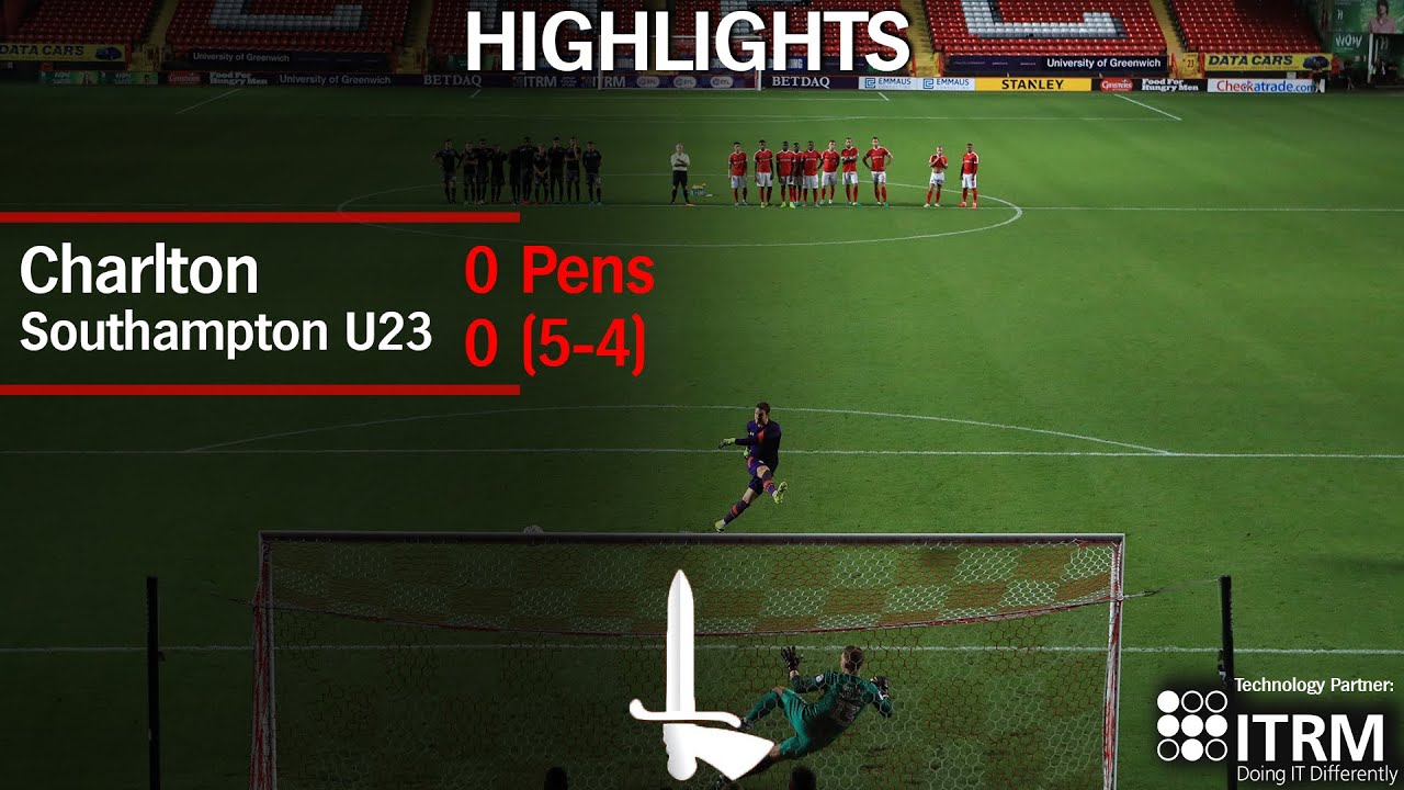 CHECKATRADE TROPHY HIGHLIGHTS | Charlton 0 Southampton 0 (5-4 Pens)