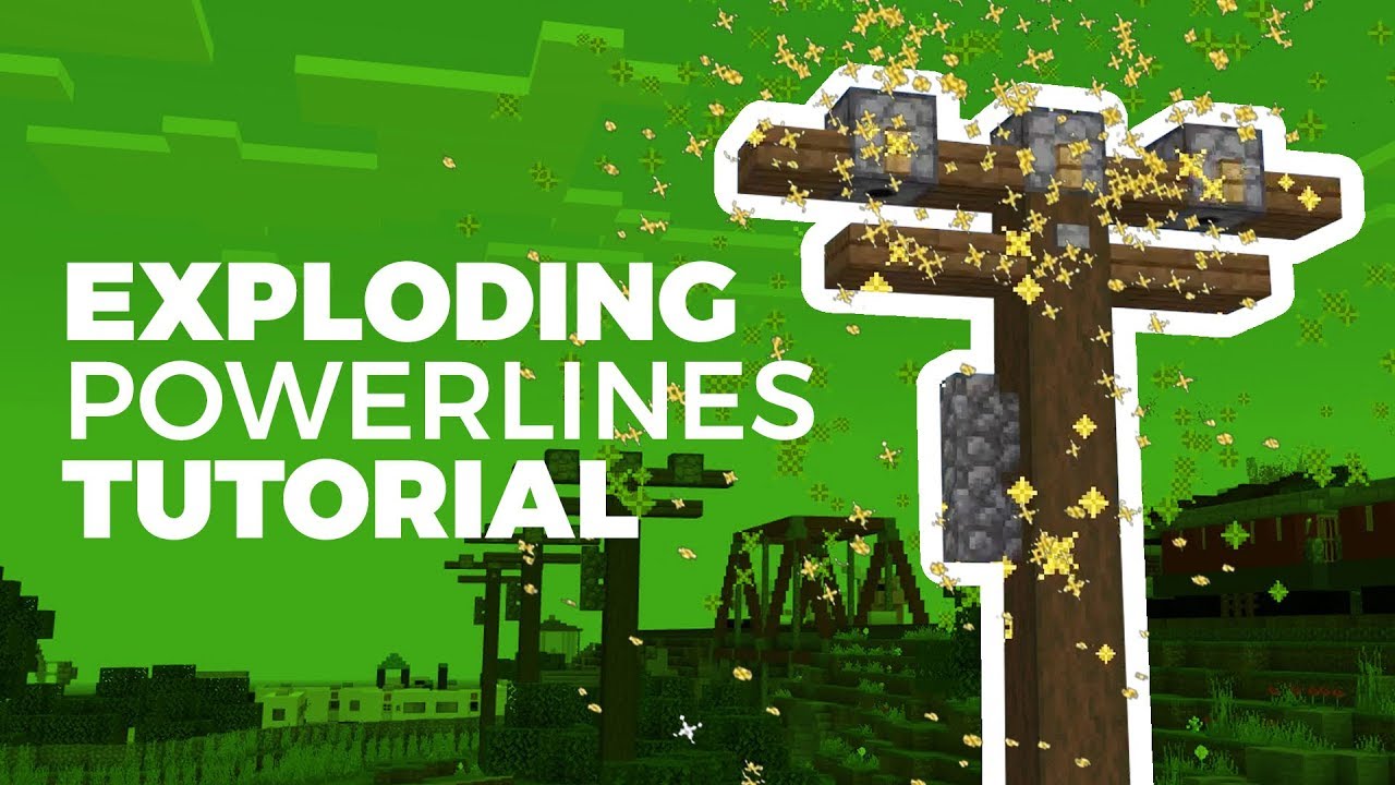 How to Make Exploding Powerlines in Minecraft [TUTORIAL]
