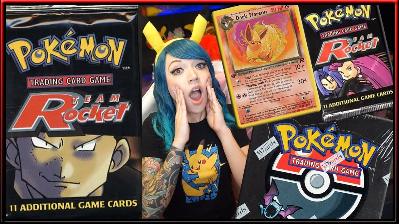 OPENING RARE 20-YEAR-OLD 1st EDITION TEAM ROCKET BOOSTER PACKS in MYSTIC7's BOX BREAK! [POKÉMON TCG]
