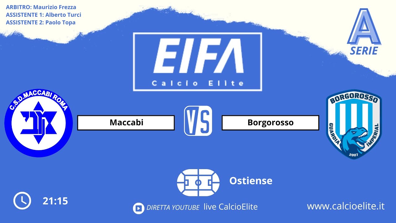 MACCABI - BORGOROSSO 1-0 | HIGHLIGHTS SERIE A D’ÉLITE - 17^ Giornata