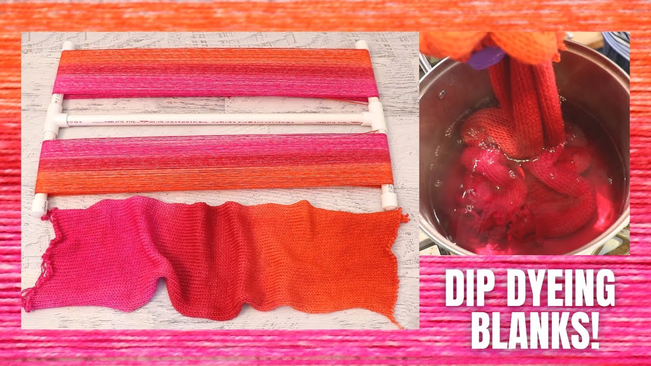 Dyepot Weekly #341 - Dyeing Gradient Yarn with Sock Blanks; Dip Dyeing in Three Colors