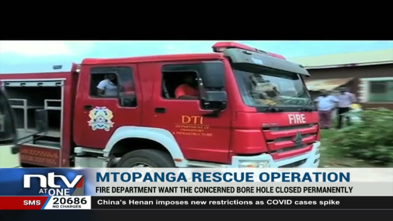 Body of a 2-year-old boy who fell into a borehole in Mombasa retrieved after a 12-day operation