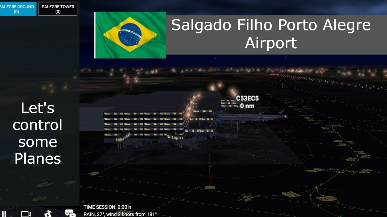 SBPA ATC Challenge: Ground & Tower Control in RFS - Real Flight Simulator Porto Alegre