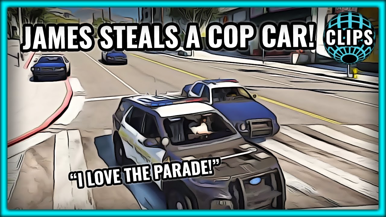 JAMES RANDAL STEALS A POLICE EXPLORER AND GETS IN A LONG CAR CHASE!