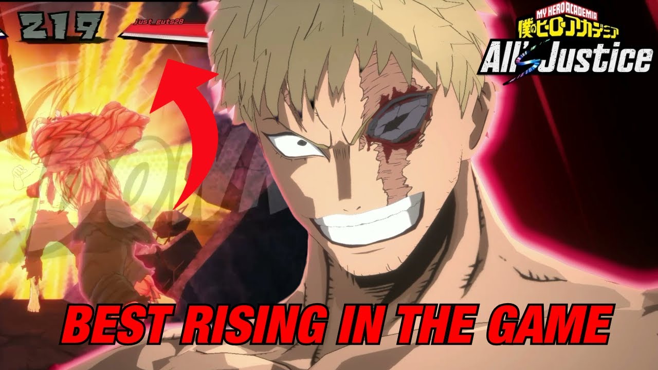 MUSCULAR HAS THE MOST BROKEN RISING AWAKENING IN MY HERO ACADEMIA ALL'S JUSTICE ONLINE RANKED!!!!