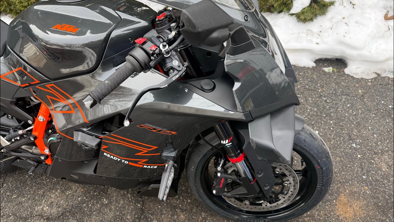Мой KTM 990 RCR пригоден для езды.