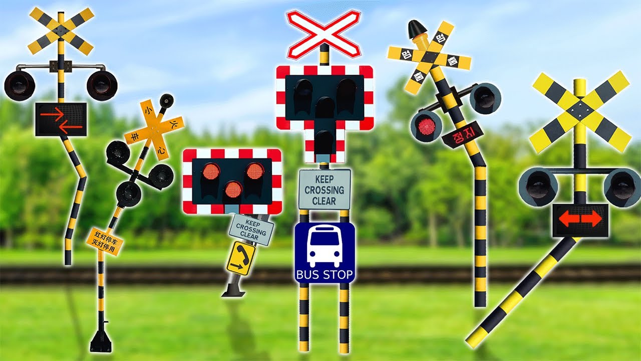 【踏切アニメ】すぐに物事を吸収する木のふみきりカンカン😂😂😂The Wooden Railroad Crossing That Quickly Learns Things