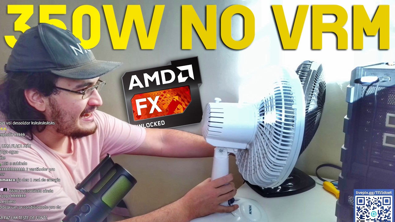 GANHEI UM FX8320 E QUASE ABOTOEI O PALETÓ, PASSOU DOS 5 GHZ?