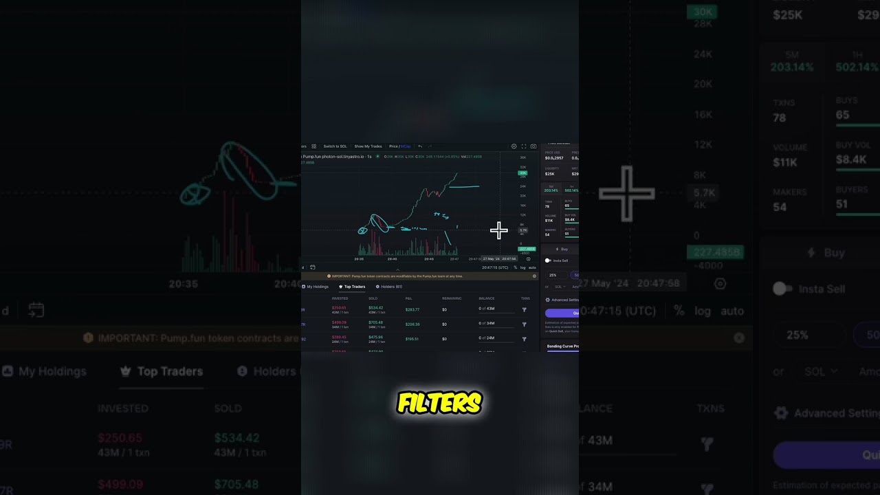 Pump.fun - How to Manipulate Pump.Fun to Your Advantage: Filter Setup and Bot Buying Secrets