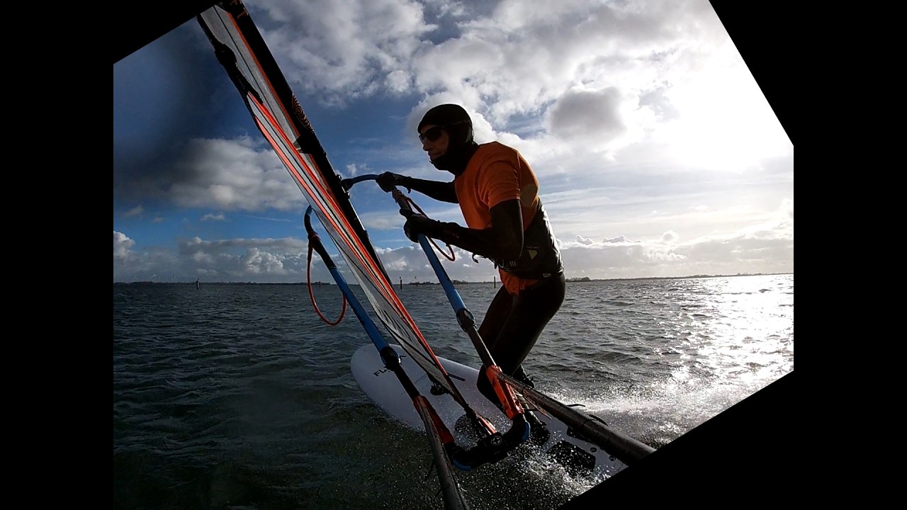Windsurfen Herkingen 16 feb 2026