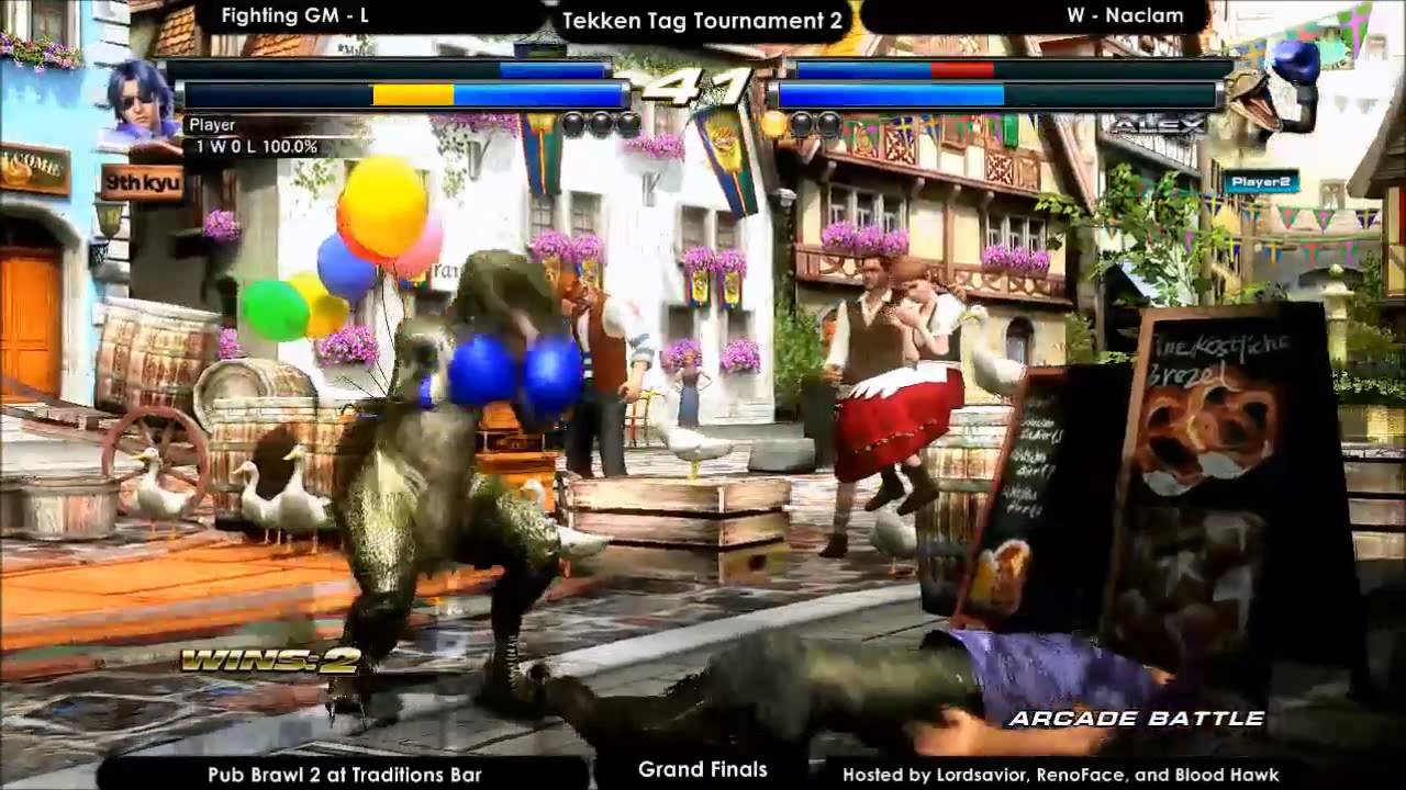 Pub Brawl 2 - TTT2 Grand Finals - FightingGM (Lee/Violet) vs Naclam (Roger/Alex)