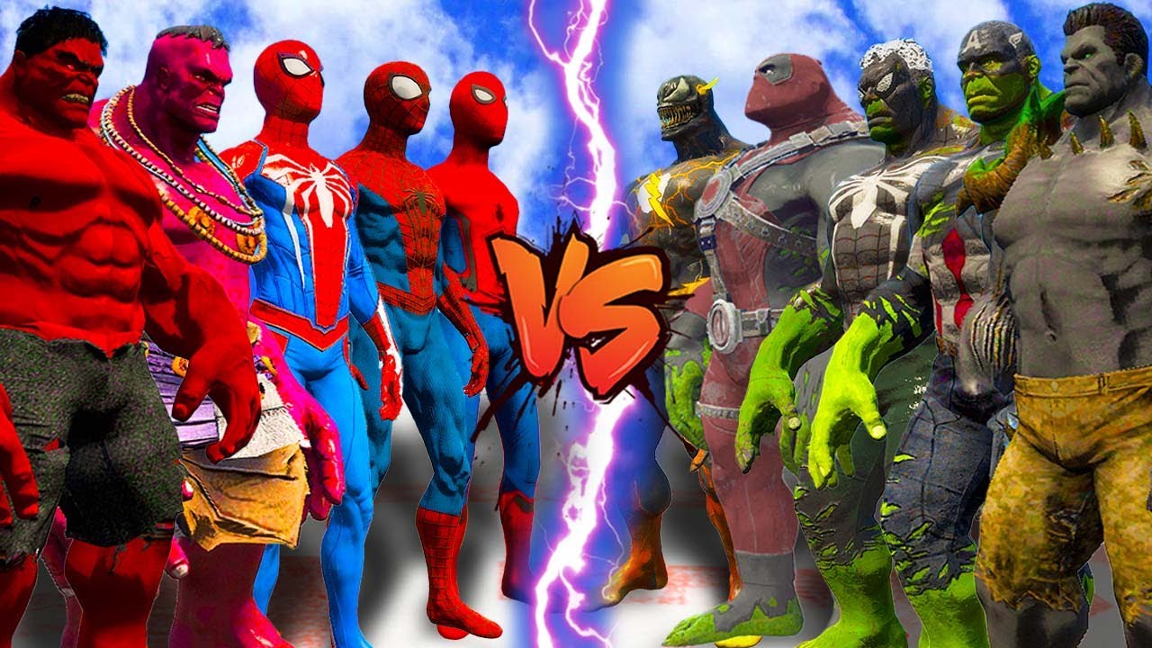 HULK Smashes TEAM HULK DARK⚔️💥 In AMAZING Fight