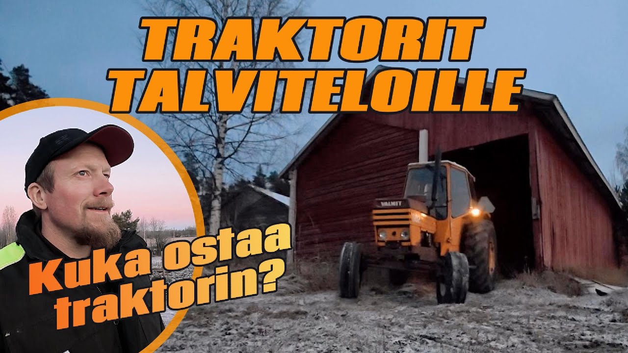 Traktorit talviteloille