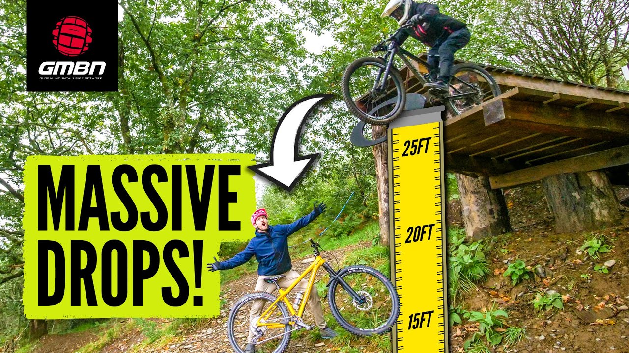 How To Ride HUGE Mountain Bike Drop-Offs!