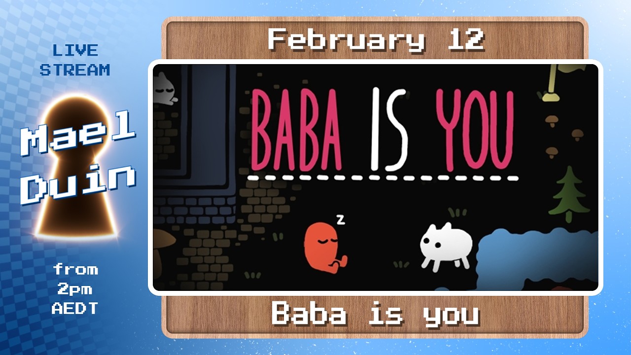 🔴LIVE: Let's play 🔠 Baba is you