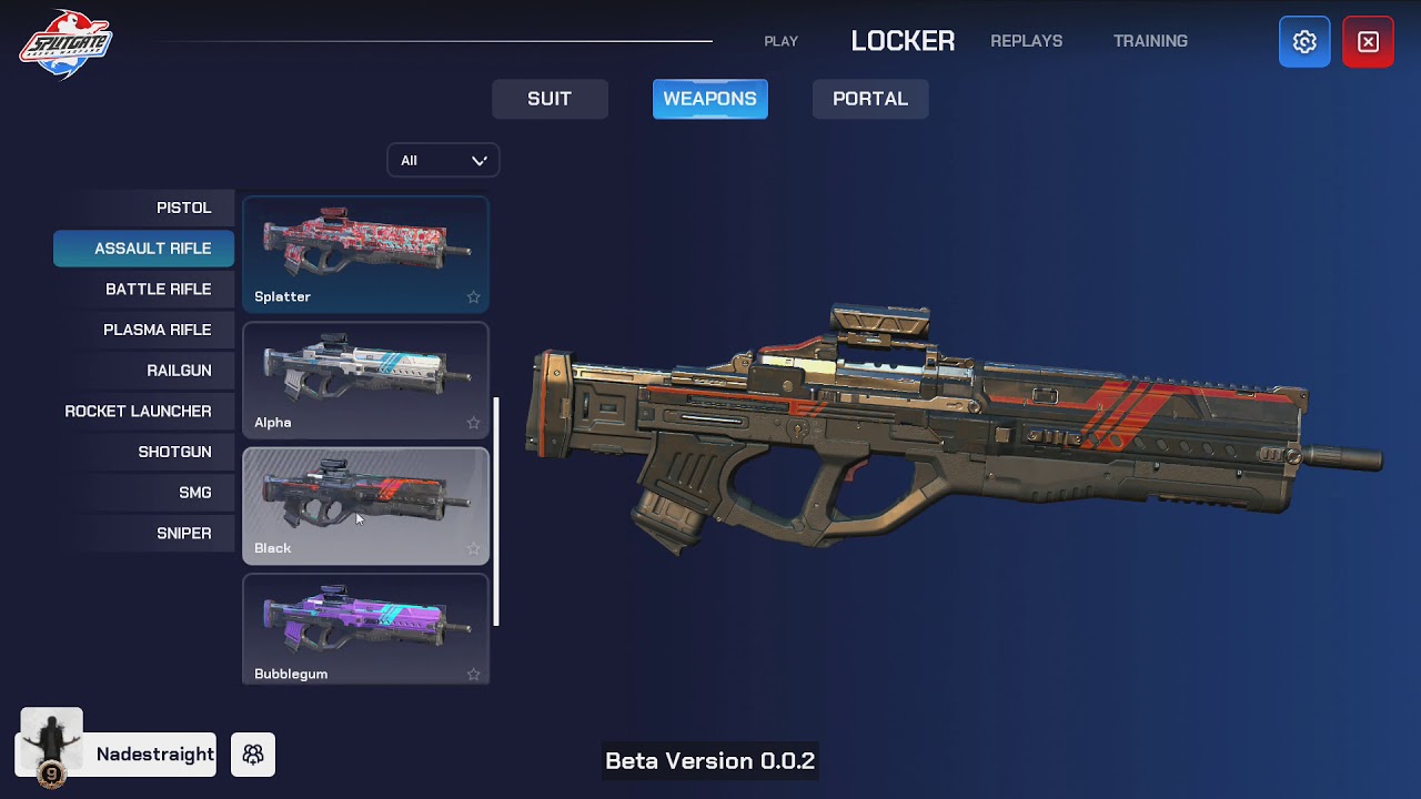 Splitgate: Arena Warfare Beta (V2) All Armor, Skins, Weapons etc