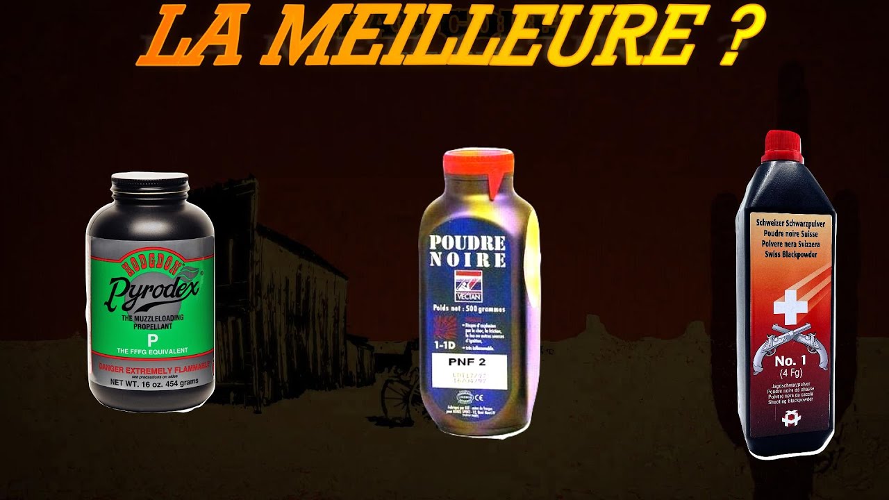 PNF2 vs  PYRODEX P vs SWISS 1: Le Match!