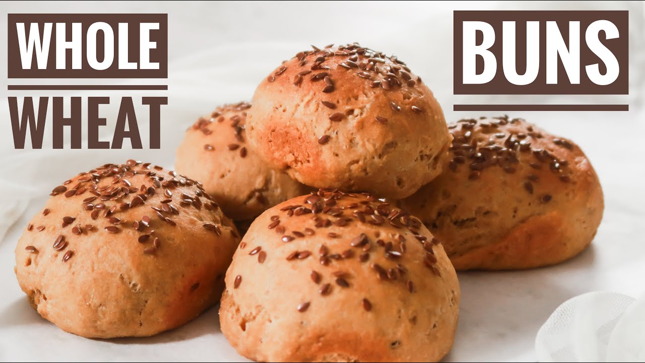 Healthy Whole Wheat Pav /Buns | No Yeast, No Egg, No Maida | Whole Wheat Ladi Pav - Without Yeast