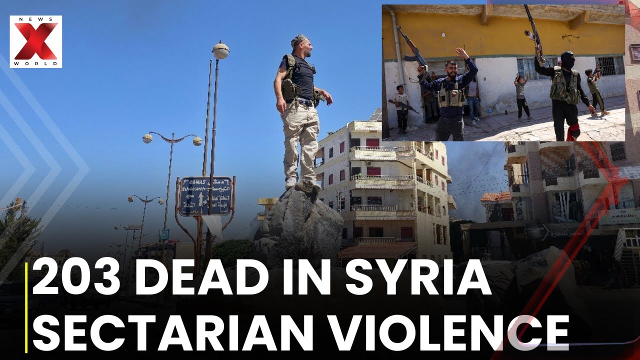 Death Toll in Syria&rsquo;s Sweida Hits 203 Amid Clashes, Israeli Strikes Continue | NewsX World