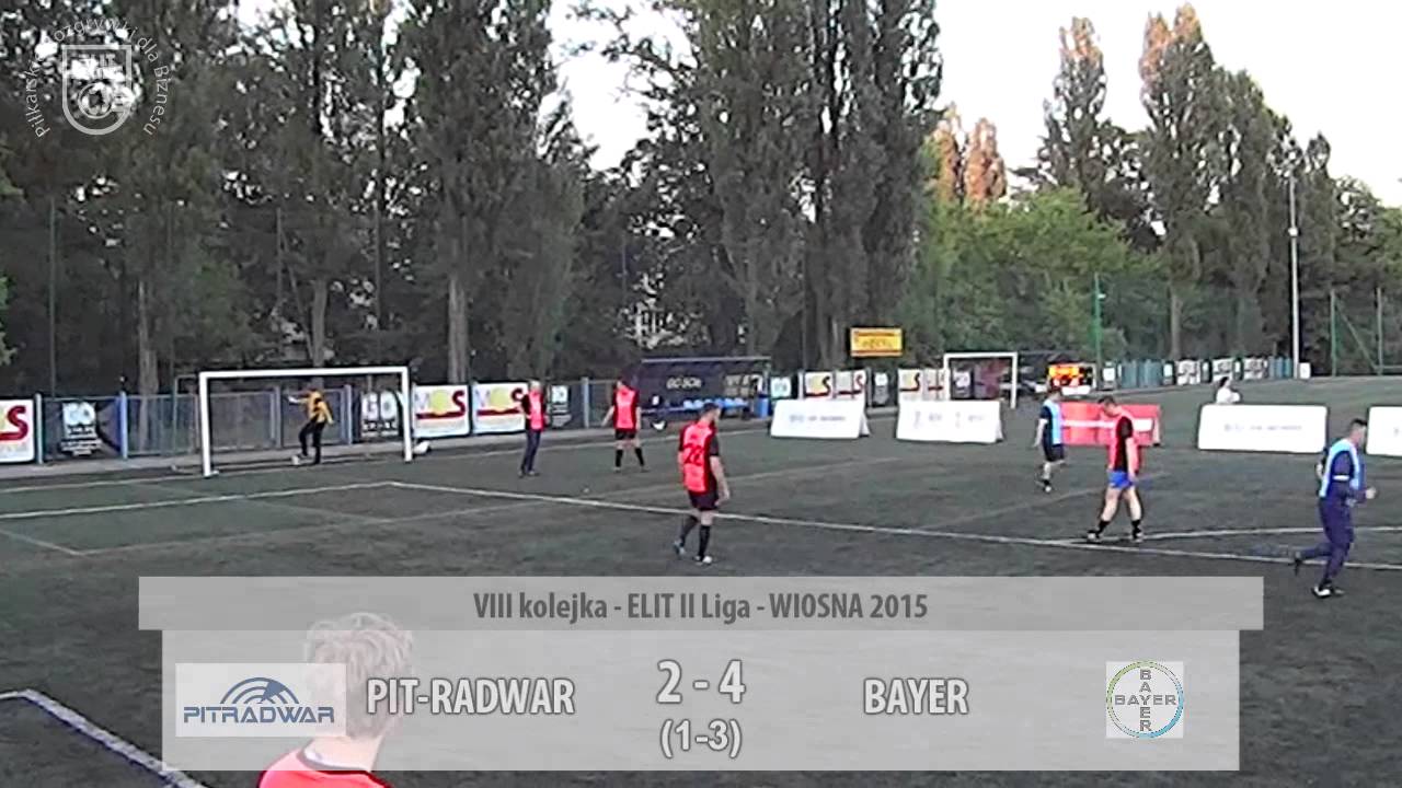 PIT-RADWAR 2:11 BAYER - ELIT II Liga WIOSNA 2015