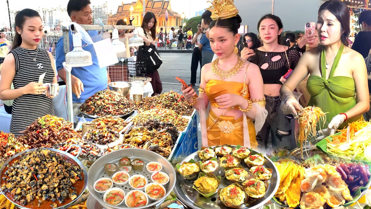 Awesome! Cambodian Street Food Adventure | Compilation of Real Khmer Countryside Food & City Tour