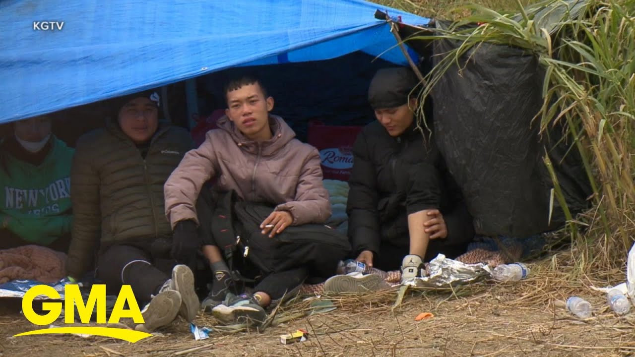Border patrol braces for migrant surge with Title 42 set to expire tonight l GMA