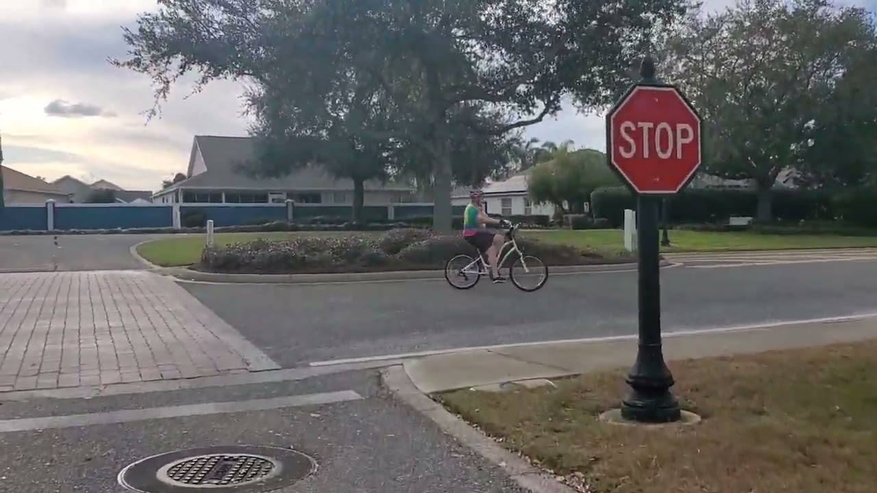 2026Jan26 Villages BikeRide Sumter heading South