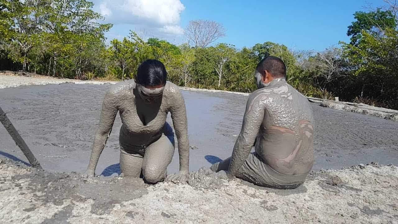 MUD VOLCANO IN TRINIDAD | MUD POOL | SPA | TRINIDAD YOUTUBER
