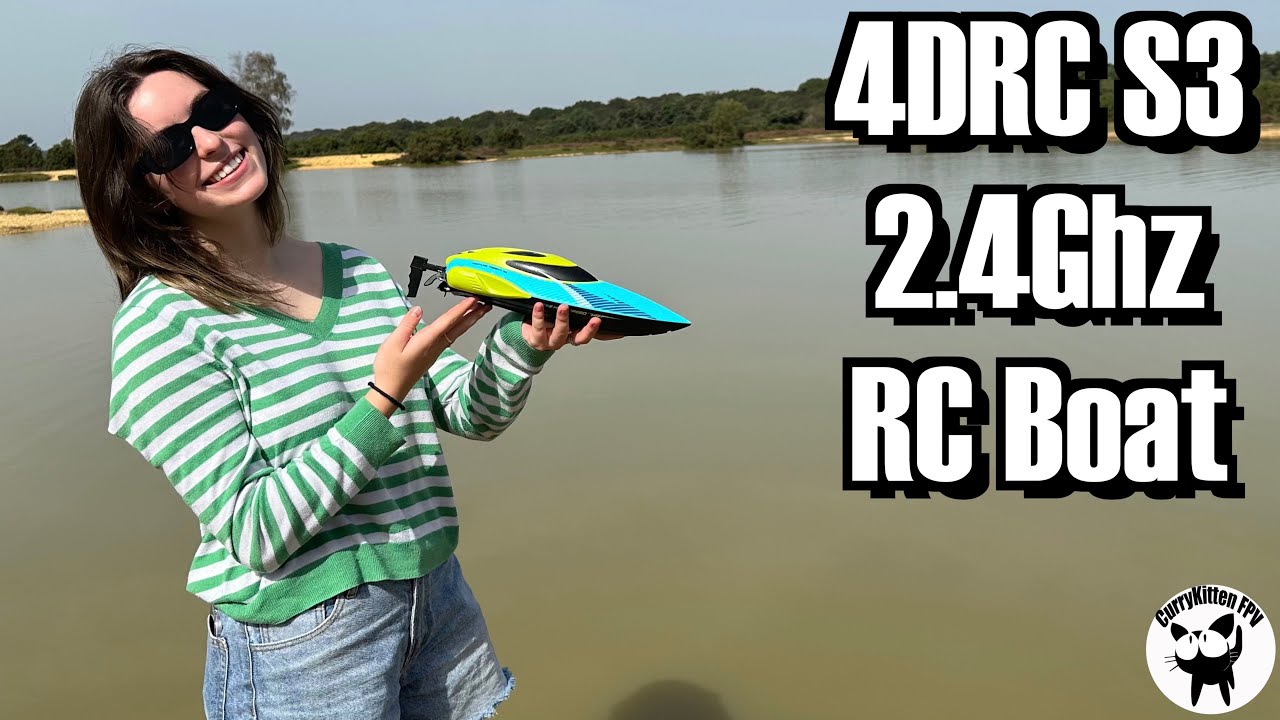 4DRC RC Boat Review - a day at the lake!   Supplied by Banggood