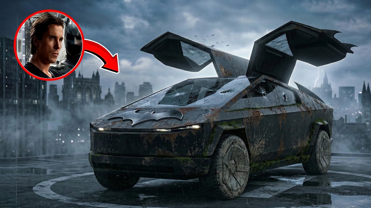 Tesla Cybertruck BATMAN 272 – The Most Aggressive Cybertruck Ever! | Celebrity Garage Animation ⚡🦇