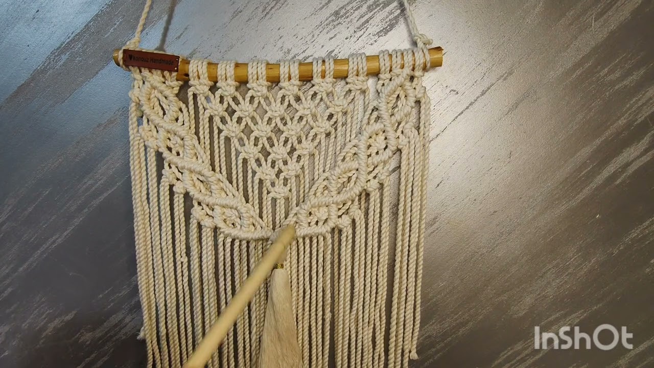 حل عقده قياس أطوال المكرميات!!بكل سهوله للمبتدئين macrame cord lengths