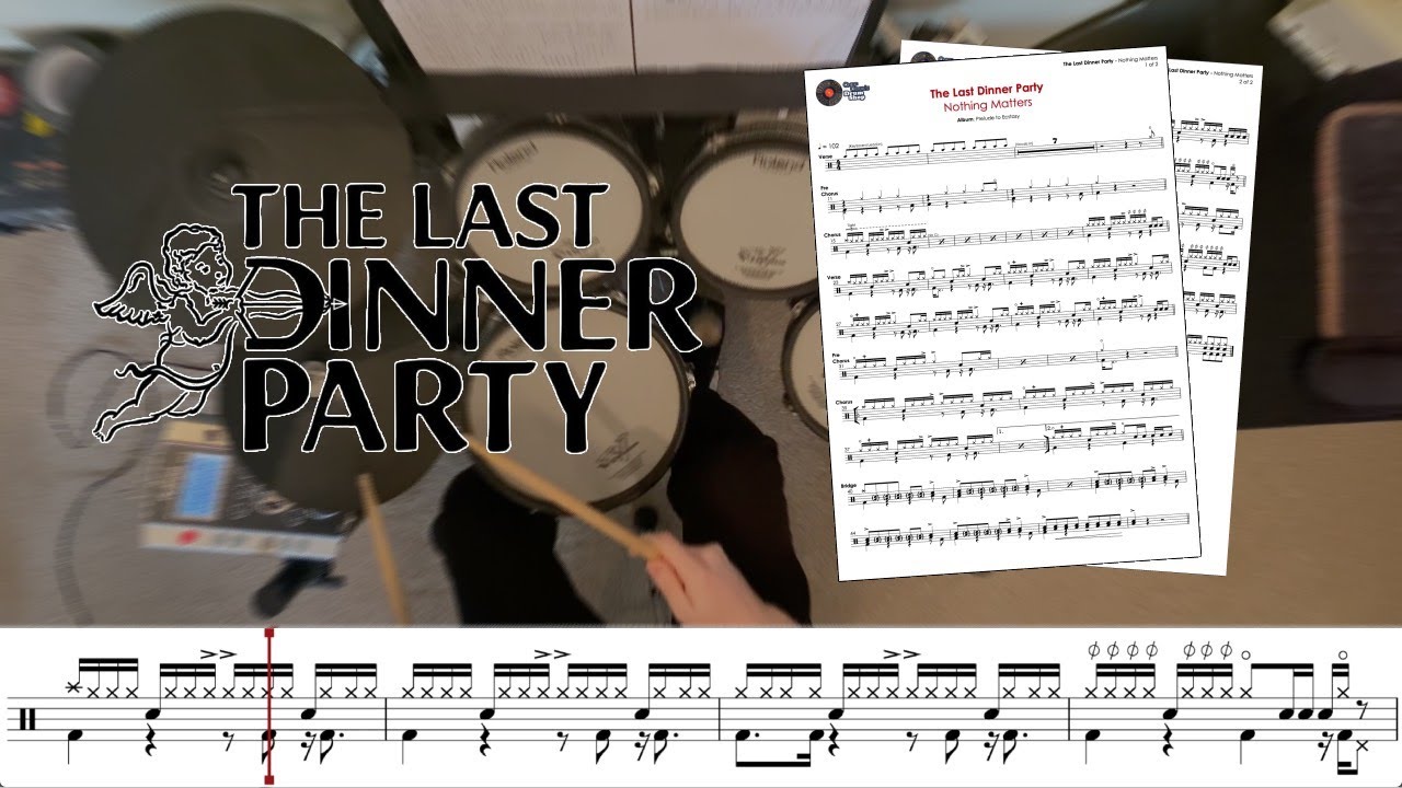The Last Dinner Party - Nothing Matters - Transcription Available - Drum Cover by Chef Cook