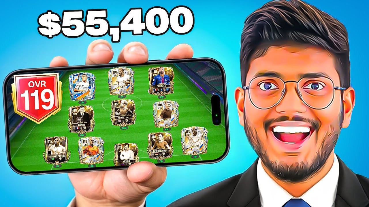 Я потратил 300 долларов и перешёл в лучшую команду FC MOBILE!