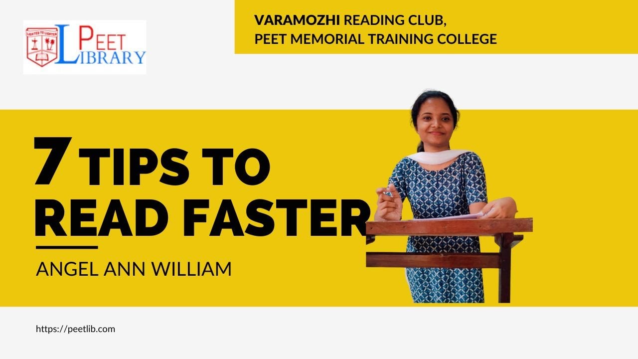 7 tips to read faster
