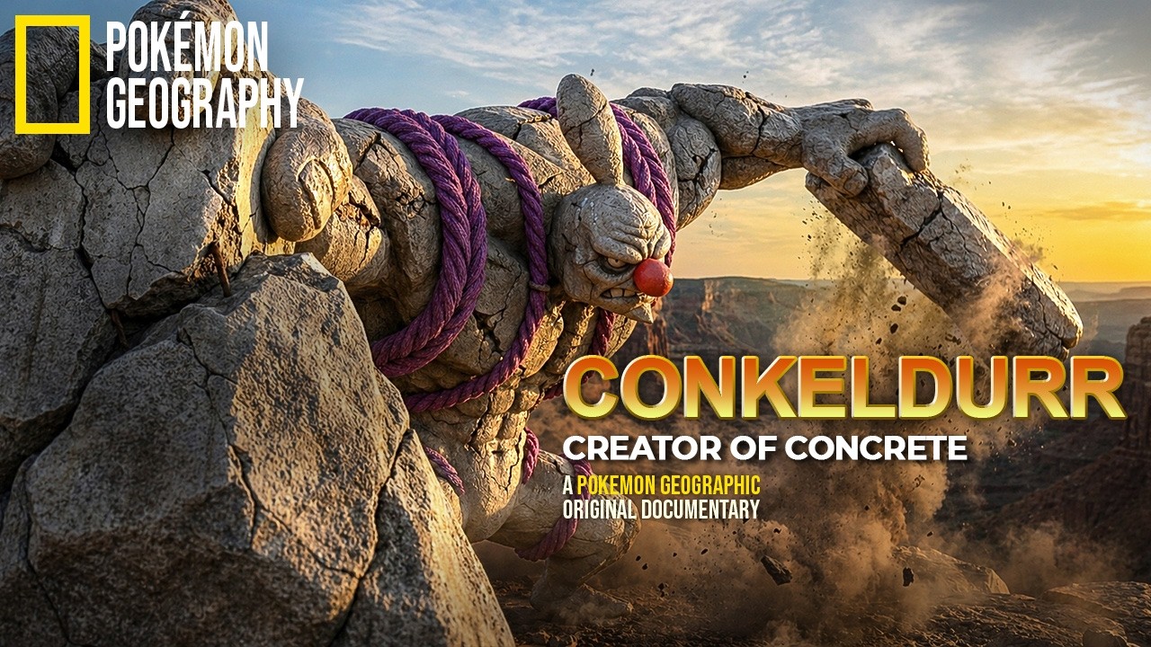 NatGeo Planet: Pillars of Power | Conkeldurr - Master of the Concrete Age (Real-Life Pok&eacute;mon)