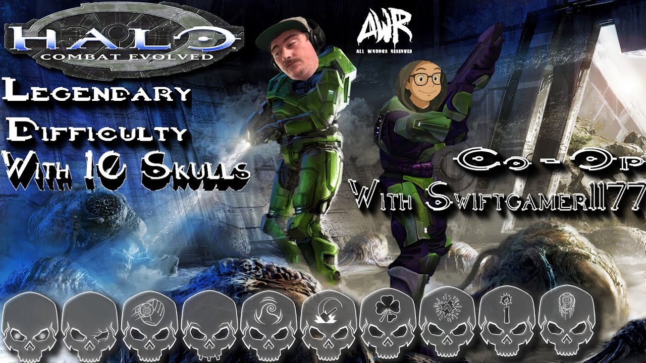 Halo Combat Evolved is BACK - Chirp X Swiftgamer1177 co-op. 343 guilty spark, Legendary 10 skulls.