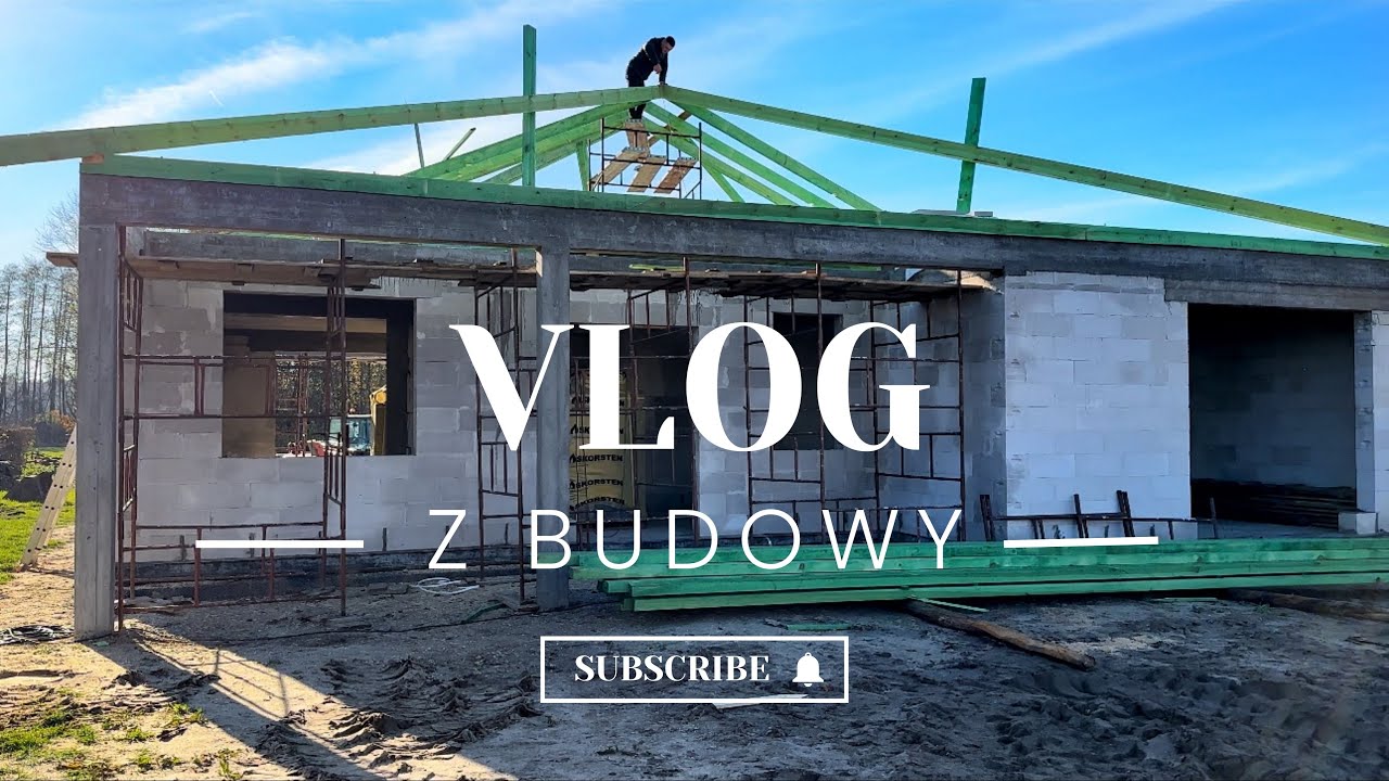 Nasz DOM NA WSI nabiera kształtów 🏠 Ruszamy z DACHEM. BLACHODACHÓWKA TREND 