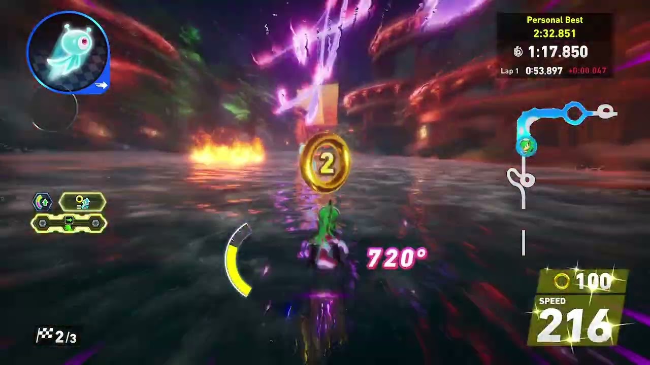 Sonic Racing Crossworlds | Dragon Road 2:32.817 World Record