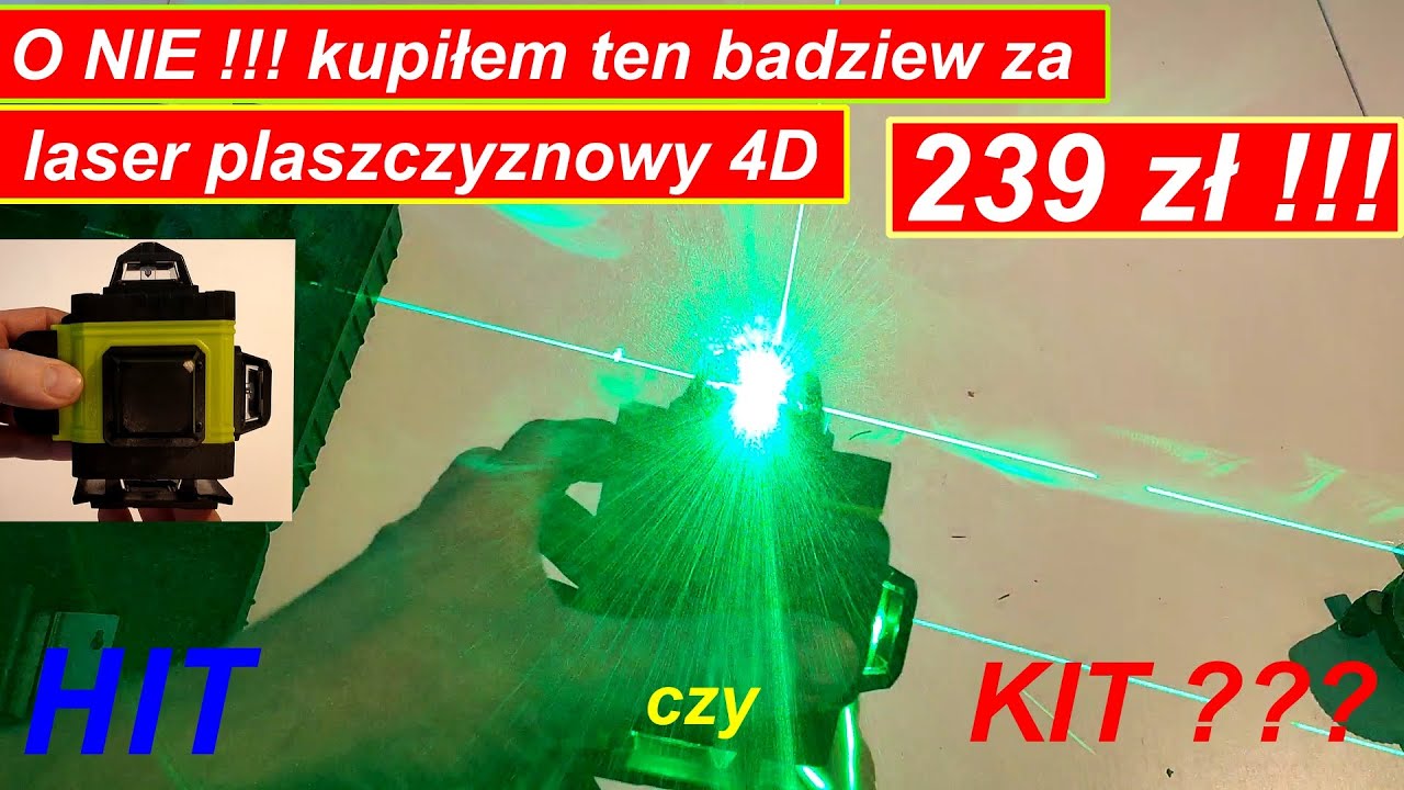 test taniego lasera 4D za 239 zł, ale badziew?