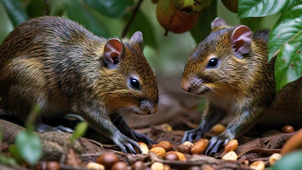Brazilian Nut Tree and the Mighty Agoutis