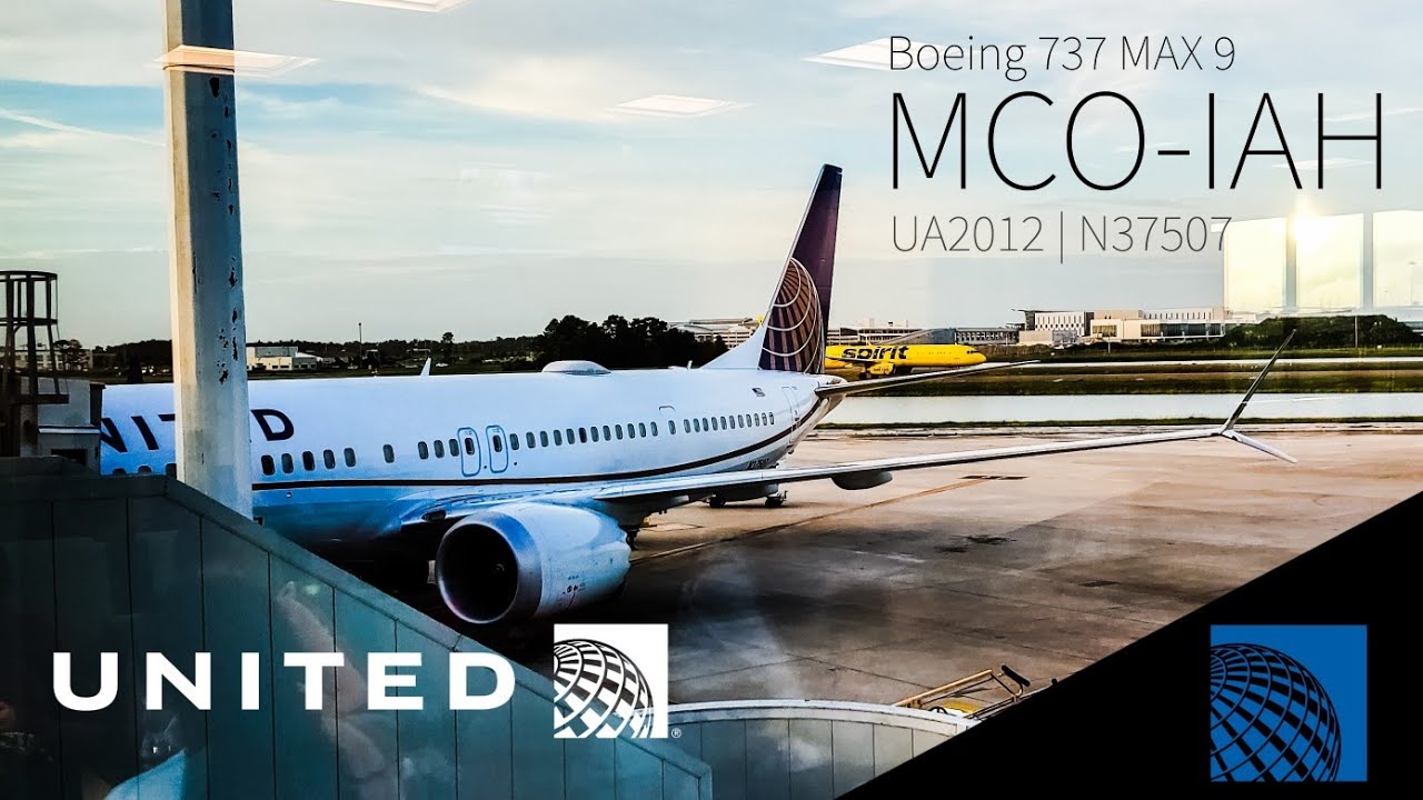 TRIP REPORT | United Airlines (ECONOMY) | Orlando (MCO) - Houston-George Bush (IAH) | B737 MAX 9