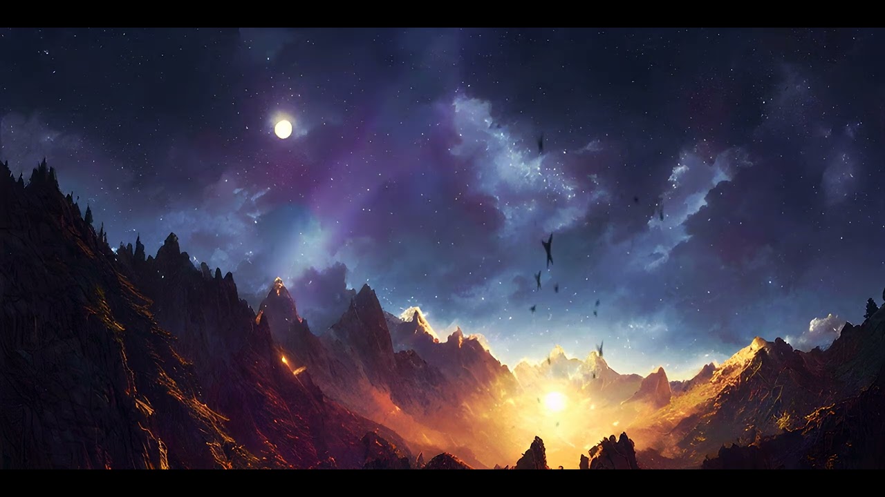 Magical night, mystical atmosphere, calming - Relaxing music
