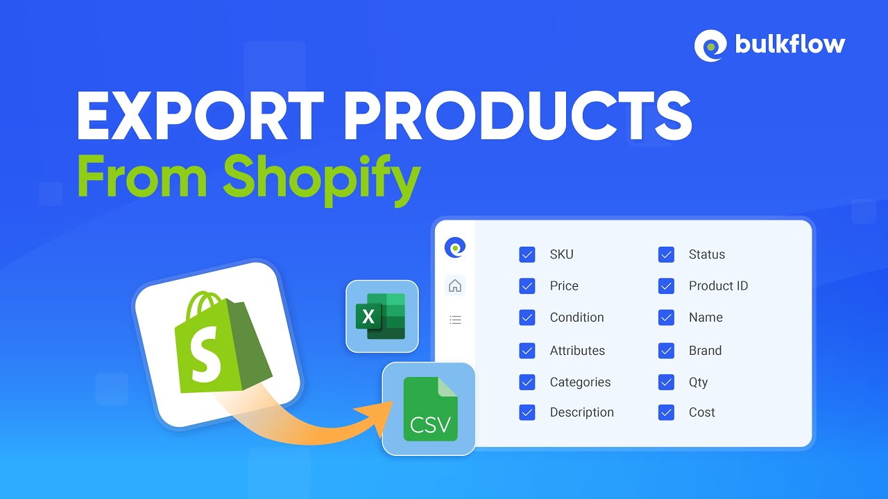 How to Export Products from Shopify to Excel or CSV | Quick Guide (2025)